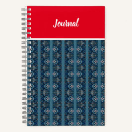 Blue/Red Notebook von Adiela Akoo - CUSTOMIZE it Notizblock