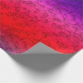Blue-red Ombre Geschenkpapier (Ecke)