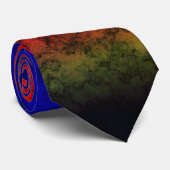 Blue-red Ombre Krawatte (Gerollt)
