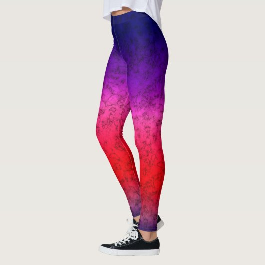 Blue-red Ombre Leggings (Links)