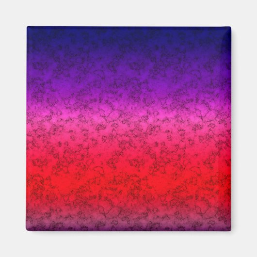 Blue-red Ombre Magnet (Vorne)