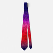 Blue-red Ombre Neck Tie Krawatte (Vorderseite)