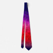 Blue-red Ombre Neck Tie Krawatte (Rückseite)