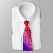 Blue-red Ombre Neck Tie Krawatte (Gebunden)