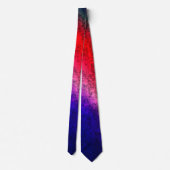 Blue-red Ombre Neck Tie Krawatte (Rückseite)