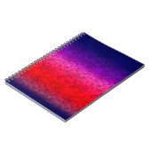 Blue-red Ombre Notizblock (Linke Seite)