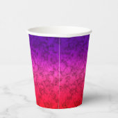 Blue-red Ombre Pappbecher (Rechts)