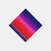 Blue-red Ombre Serviette (Ecke)