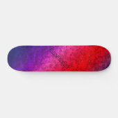 Blue-red Ombre Skateboard (Horizontal)
