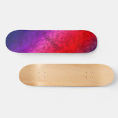 Blue-red Ombre Skateboard (Horizontal)
