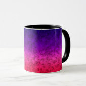 Blue-red Ombre Tasse (VorderseiteRechts)