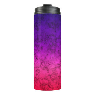 Blue-red Ombre-Tasse Thermosbecher