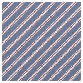 Blue & Red Stripes Stoff