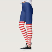 Blue & Red Stripes Trump 2024 Leggings (Links)
