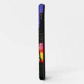 Blue Red Sunset Exotic Hawaiian Beach Palm Bäume Case-Mate iPhone Hülle (Hinten/Links)