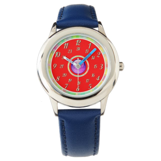 Blue Red Watch Armbanduhr (Vorderseite)