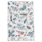 Blue Red White Holiday Folies Weihnachten Mittlere Geschenktüte (Vorderseite)