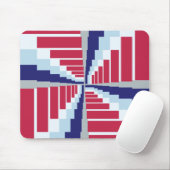 Blue Red White Mousepad (Mit Mouse)