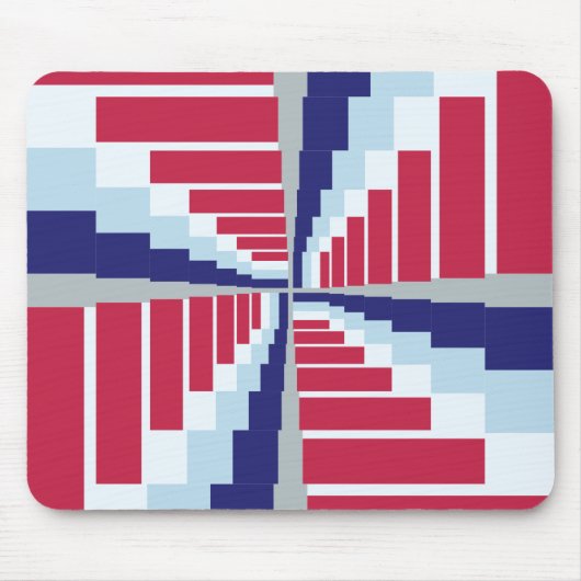Blue Red White Mousepad (Vorne)