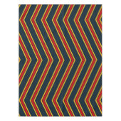 Blue Red Zickzack Stripes Cutting Board Tischdecke (Vorderseite)