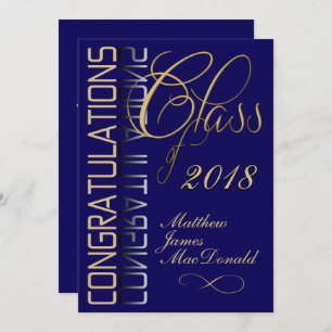 Blue Reflection 2018 Formal Graduation Party Einladung