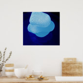 Blue Reflection Print Poster (Küche)