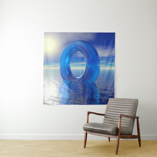 Blue Reflections Tapestry Wandteppich (Beispiel)