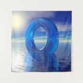 Blue Reflections Tapestry Wandteppich (Vorderseite)