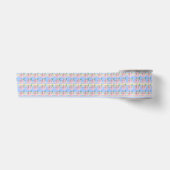 Blue Regency Rose Satin Ribbon Satinband (Vorderseite)