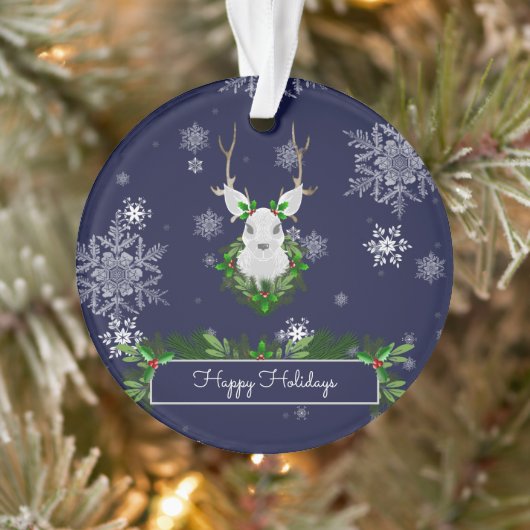 Blue Rentier Ornament (Baum)