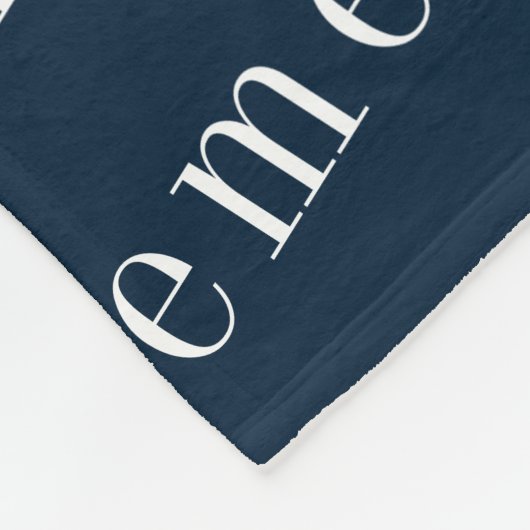 Blue Repeat Name Monogram Star Boy Fleecedecke (Ecke)