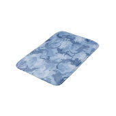 Blue Reptile Camouflage Bath Mat Badematte (Schrägansicht)