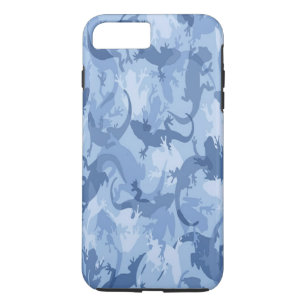 Blue Reptile Camouflage iPhone 7 Fall Case-Mate iPhone Hülle