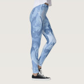 Blue Reptile Camouflage Leggings (Rechts)