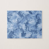 Blue Reptile Camouflage Puzzle (Horizontal)