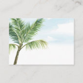 Blue Retro Baby on board Surf Diaper Raffles Begleitkarte (Rückseite)