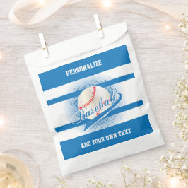 Blue Retro Baseball ⚾ Style Geschenktütchen