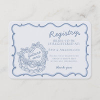 Blue Retro Herz Coquette Kuchen Registrierung einf