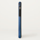 Blue Retro Phone Booth Call Box Case-Mate iPhone Hülle (Hinten/Links)