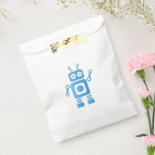 Blue Retro Robot Geschenktütchen (Versiegelt)