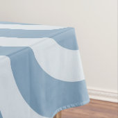 Blue Retro Swirl Groovy Y2K Muster Tischdecke (Beispiel)