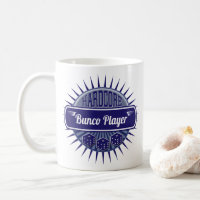 Blue Retro Vintag Hardcore Bunco Player Dice