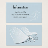 Blue Retro Wedding Dancers (Vorne & Hinten)