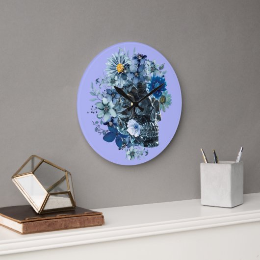 BLUE REVERIE GROßE WANDUHR (Büro)