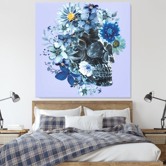 BLUE REVERIE LEINWANDDRUCK (Insitu (Schlafzimmer))