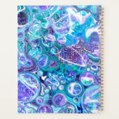 Blue Rhapsody | Abstrakte Kunst Planer (Rückseite)