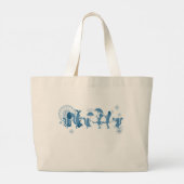 Blue Rhapsody Jumbo Tasche (Rückseite)