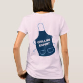 Blue Rhino "Grillen Expert Schürze" Frauen T-Shirt (Rückseite)