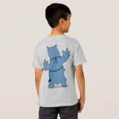 Blue Rhino "Rhino" Boys" T-Shirt (Schwarz voll)