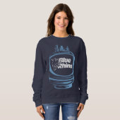 Blue Rhino "Tank" Dunkle Frauen Sweatshirt (Vorne ganz)